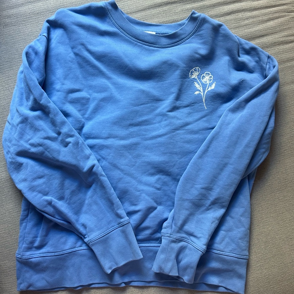 J. Crew Light Blue Crewneck